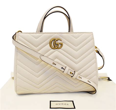 gucci matelasse small white|authentic Gucci marmont small bag.